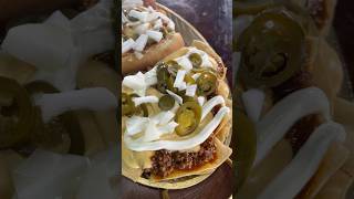 Delicious homemade chili cheese nachos and hotdogs [upl. by Horwitz]