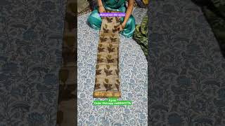 Maheshwari Silk sarees Ajrak print New ।। Free shipping ।। Silk Sarees collection [upl. by Lehsar458]