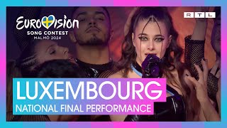 TALI  Fighter  Luxembourg 🇱🇺  National Final Performance  Eurovision 2024 [upl. by Dougherty]