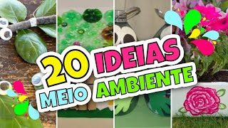 MEIO AMBIENTE  IDEIAS ARTE EDUCAÇÃO INFANTIL  DIY [upl. by Okime868]