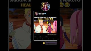 Moment sarada shocked😲 to see Naruto healing power 😁 anime naruto narutoedit animeshorts shorts [upl. by Lea]