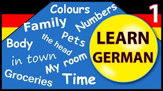 Learn German for beginners  Lesson 1 [upl. by Norling553]