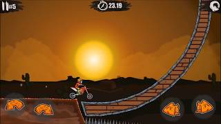 MOTO X3M Level 5 Gameplay Walkthrough  IOS Android [upl. by Rozalie]