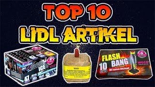 TOP 10 BESTE LIDL FEUERWERKSARTIKEL  Silvester2k [upl. by Alisan7]