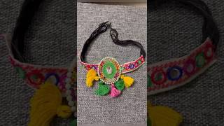 Necklace making at home necklace making navratri lastminute jewellery diy easy nsmcorner [upl. by Bank]