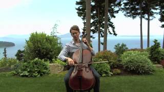 Montagnana Cello Sarabande in Bellingham Suite no 3 Joshua Roman Everyday Bach [upl. by Paapanen]