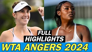 Alycia Parks vs Belinda Bencic Full Highlights  WTA Angers 2024 [upl. by Canute179]