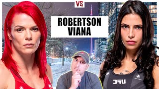 UFC 297 Gillian Robertson vs Polyana Viana Prediction Bets amp DraftKings [upl. by Ykcin]