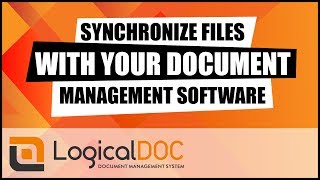 Synchronize files with your document management software [upl. by Willms]