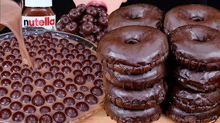 ASMR MALTESERS KITKAT CHOCOLATE DOUGHNUTS MAGNUM HAAGENDAZ ICE CREAM DESSERT MUKBANG먹방EATING SOUNDS [upl. by Leontine]