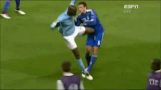 Mario Balotelli Red Card Manchester City vs Dynamo Kiev Europa League [upl. by Hsak]