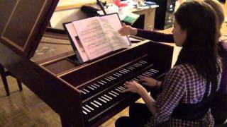 Persichetti Harpsichord Sonata mvmt 3  Michelle Horsley [upl. by Godliman]