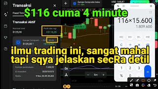 STRATEGY TRADING OLYMP TRADE PROFIT 116 DALAM 4 MINUTE [upl. by Hteazile]