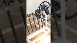 Spring Engine How To Make Flywheel Spring engine Free Energy Generator 15kw alternator 220v [upl. by Kizzee]