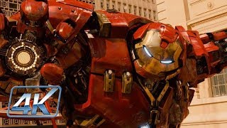 Hulkbuster vs Hulk  Vengadores La Era De Ultron  Español Latino4KHD [upl. by Ardehs]