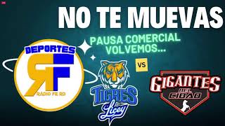 Licey vs Gigante por Agenda Oriental Tv [upl. by Aremihc]