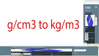 gcm3 to kgm3  kgm3 to gcm3  mechdonabaqusblogspotcom  unit converter [upl. by Rodman]