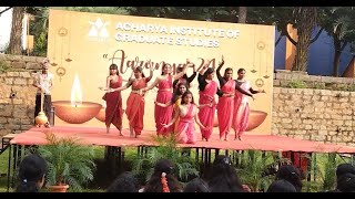 college dance performance  diwali dance performance in college dance collegeperformance [upl. by Atilrac]