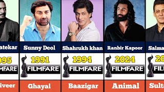 Filmfare Awards Best Actors All Winners 1954 to 2024 [upl. by Annaohj]