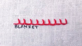 How to do a Blanket Stitch [upl. by Stewardson]