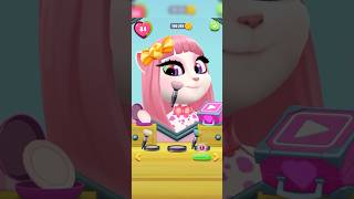 Angela kiss🥰❤️‍🔥mytalkingangela2 usa games funny angela2game cosplay animation gameplay [upl. by Anyalram]