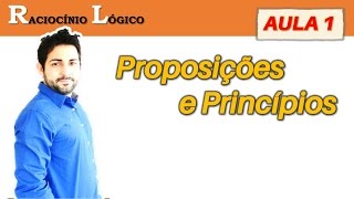 Lógica Aula 1  Proposições simples compostas e Princípios da lógica proposicional [upl. by Fulbright622]