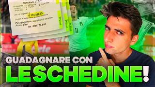 GUADAGNA con le SCHEDINE in modo STATISTICO NO MATCHED BETTING  Guadagnare Online [upl. by Patt]