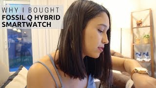 Fossil Q Hybrid Smartwatch Review  Unboxing [upl. by Erodoeht661]