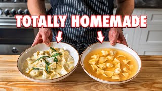 Perfect Homemade Tortellini 2 Ways [upl. by Orimar639]