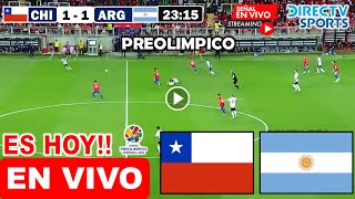 Chile vs Argentina EN VIVO donde ver y a que hora juega chile vs argentina Preolímpico 2024 sub 23 [upl. by Adnilak]