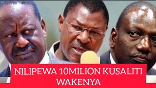 SIRI NDO IMETOBOKA NILIPEWA 10 MILLION KUSALITI WAKENYA WETANGULA NA RUTO TAABANI [upl. by Tnias]