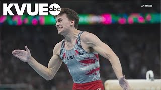 US Mens gymnastics team pommel horse specialist helps achieve bronze medal at Paris Olympics [upl. by Ynaitirb652]