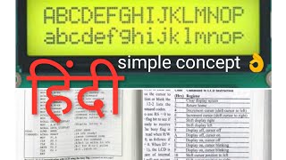 LCD programming in microcontroller 8051 in hindiLCD interfacing with microcontroller 8051 [upl. by Nesnej245]