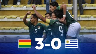 Eliminatorias  Bolivia 30 Uruguay  Fecha 14 [upl. by Adnovay691]