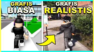 ROBLOX GRAFIK BIASA VS GRAFIK REALISTIS Roblox Indonesia🏡 [upl. by Byrle581]