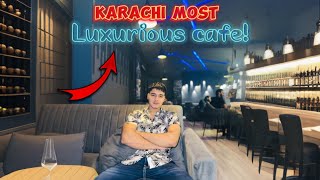 Karachi Defence ka most luxurious cafe explore 😱  Haroon Awan [upl. by Holey]