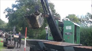 Tinkers Park Rally 28092024  The Vintage Steam Shovel seen in Tinkers Park [upl. by Imnubulo598]