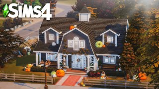 Brindleton Fall Home 🍁 The Sims 4 Speedbuild  No CC [upl. by Eahcim]