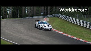 Porsche GT2 RS MR  BTG Worldrecord  62355 Nordschleife AC [upl. by Wenda]