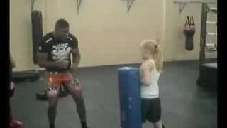 Alistair Overeem Leg Kick To A Young Girl [upl. by Peih]