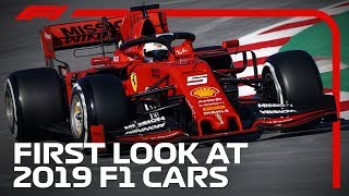 First Look At 2019 F1 Cars On Track  F1 Testing 2019 [upl. by Flower]