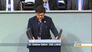 Diether Dehm DIE LINKE Das Dogma vom hemmungslosen Wettbewerb ist und bleibt antieuropäisch [upl. by Esiralc90]