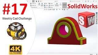 Weekly CAD Challenge 17  solidworks [upl. by Mines]