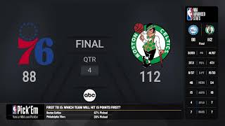 76ers  Celtics Game 7 Live Scoreboard  NBAPlayoffs Presented by Google Pixel [upl. by Namyac]