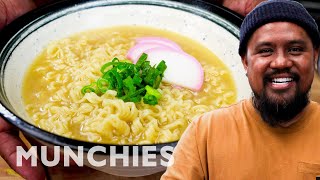 How To Make Saimin  Hawaiis Ramen Noodle Soup [upl. by Cosmo]