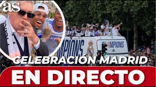 CELEBRACIÓN REAL MADRID EN VIVO I CAMPEÓN CHAMPIONS LEAGUE [upl. by Hnib]