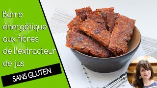 Recette de barres énergétiques avec les résidus de lextracteur de jus [upl. by Forland567]