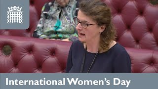 Lords debates UKs role in advancing womens equality everywhere InternationalWomensDay 2020 [upl. by Geer]