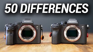 Sony a7 IV vs a7III  50 Differences 4K60FPS [upl. by Skrap310]