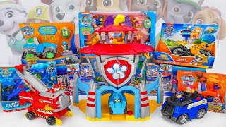 Paw Patrol toy collection unboxing ASMR  NEW Paw Patrol Dino Rescue HQ  Paw Patrol Cat Pack [upl. by Houston608]